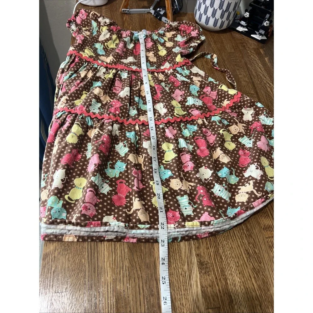 Vintage Honey Brand Animal Print Multicolor Vibrant Timeless Dress One Size Girl